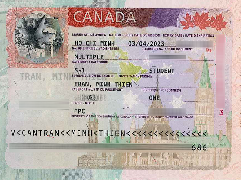 Khách hàng Trần Minh Thiện – Đạt VISA du học Canada