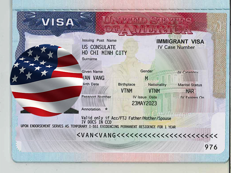 Văn Vang – Khách hàng đạt Visa định cư Mỹ