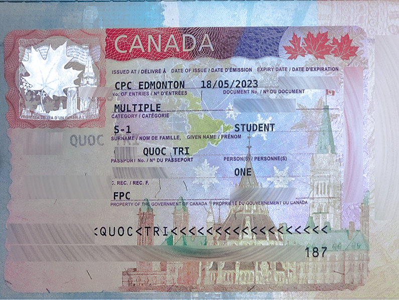 Quốc Trí – Khách đạt Visa du học Canada