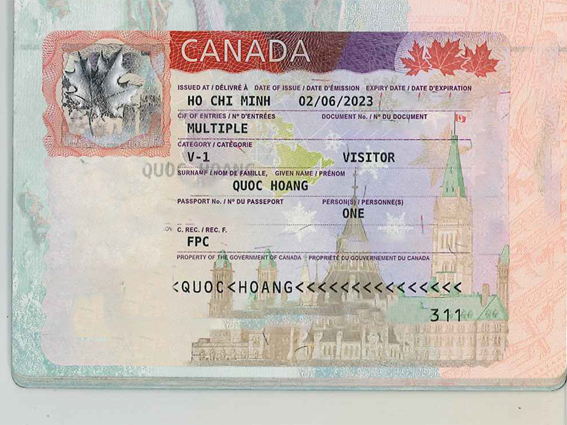 Quốc Hoàng – Khách hàng đạt Visa du lịch Canada