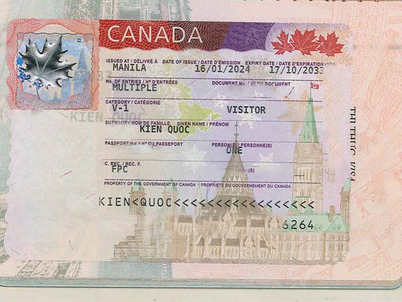 Kien Quoc – khách hàng đạt Visa du lịch Canada