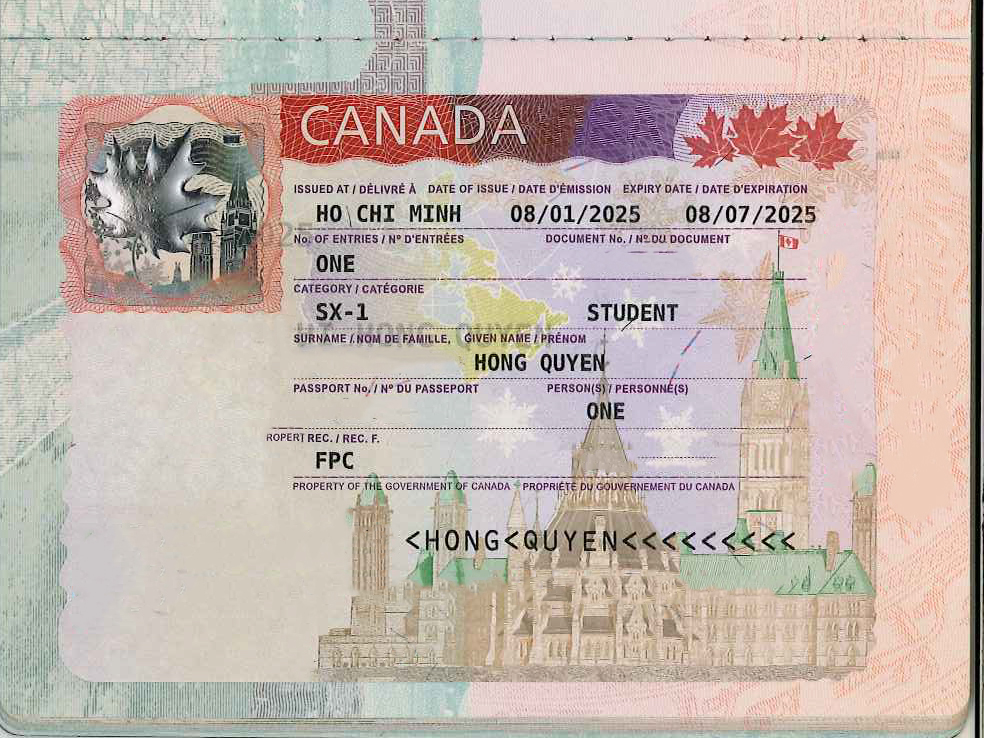 HONG QUYEN-Kh đạt visa du học CANADA