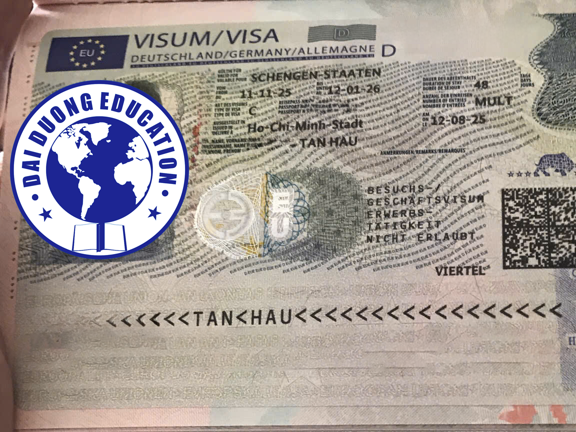 Tan Chau – KH đạt visa du lịch Duc