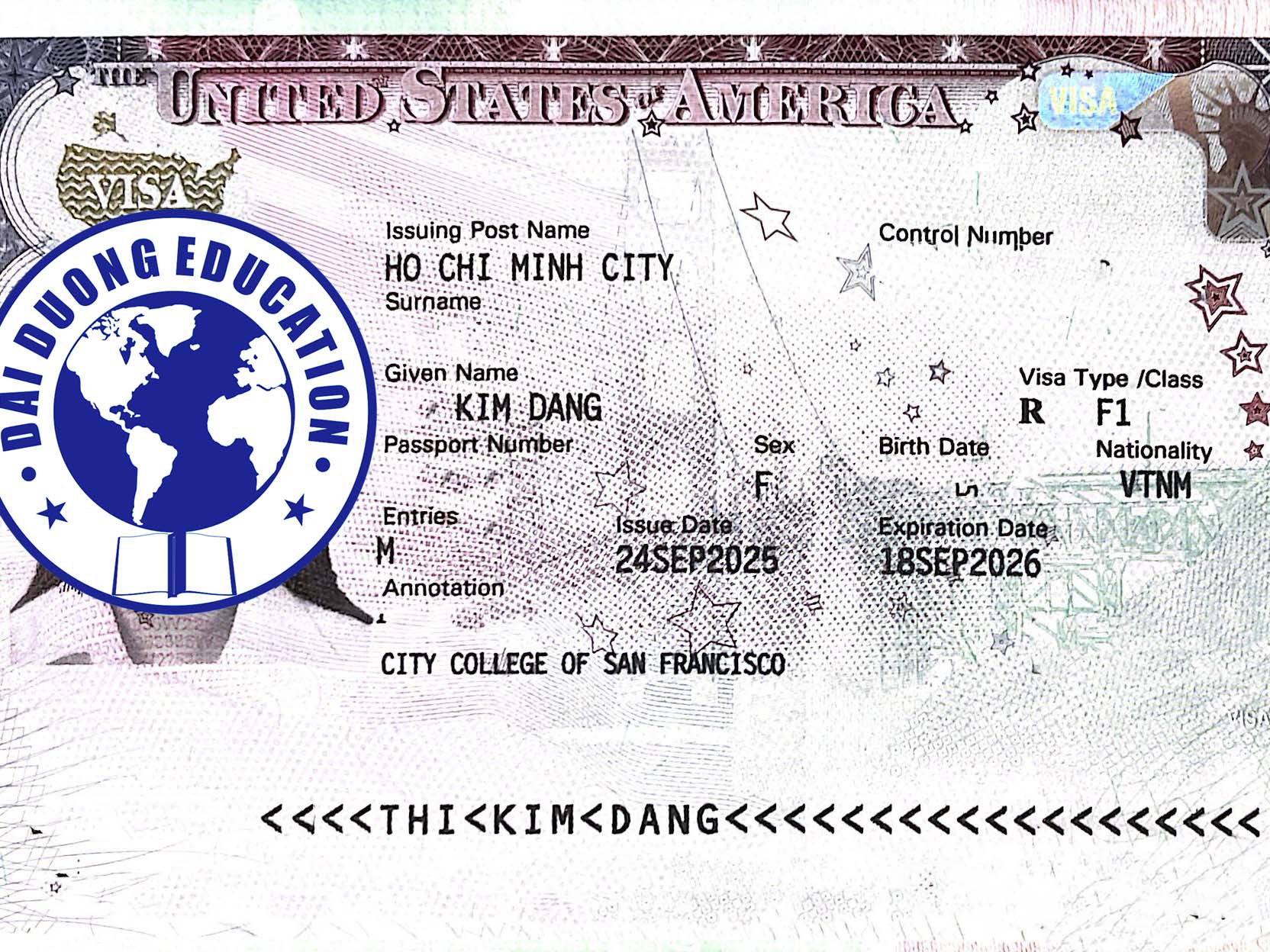 KIM DANG_KH đạt visa Mỹ KIM DANG_KH đạt visa Mỹ