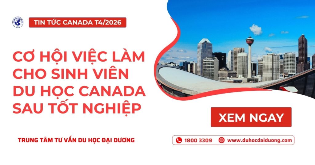 ảnh bìa bài viết Cơ hội việc làm cho sinh viên du học Canada sau tốt nghiệp
