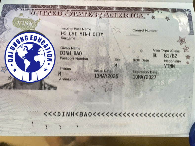 Dinh Bao – KH đạt visa Mỹ