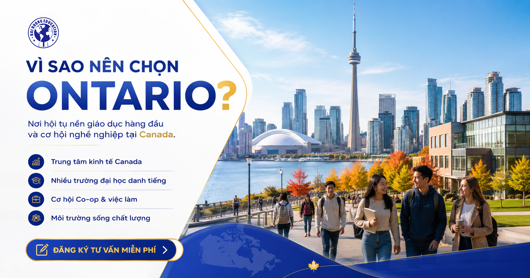 Du học Ontario Canada với cơ hội việc làm và định cư hấp dẫn