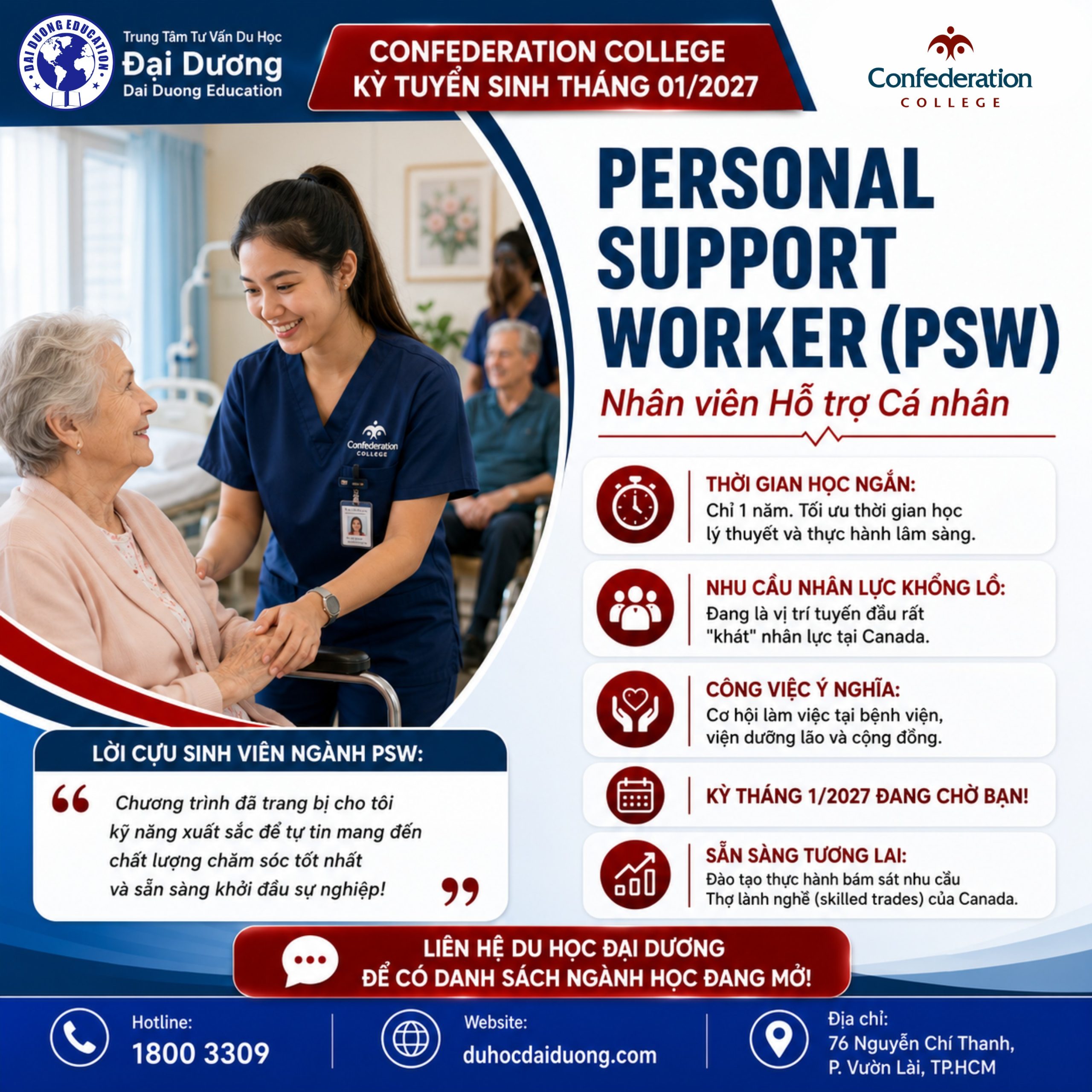 Nganh-hoc-Personal-Support-Worker-Confederation-College-duhocdaiduong.com