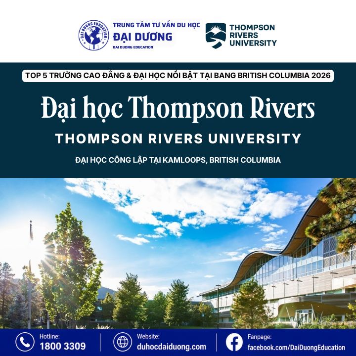Thompson Rivers University (TRU)- Dai hoc tai BC-duhocdaiduong.com