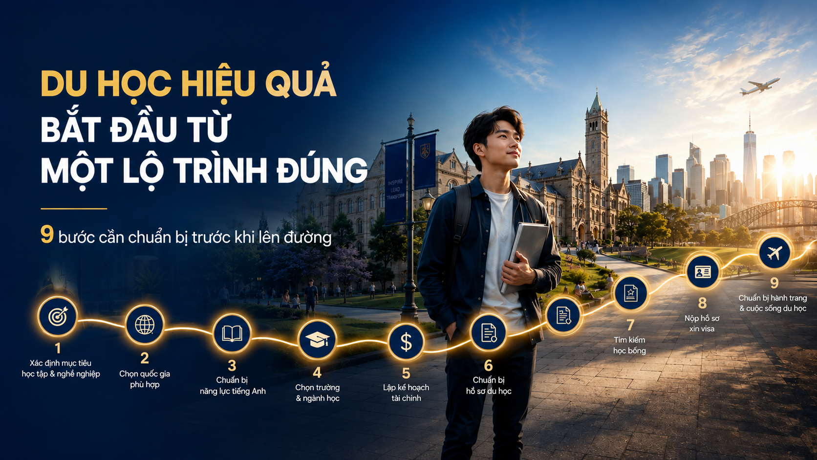 9 bước cần chuẩn bị trước khi lên đường