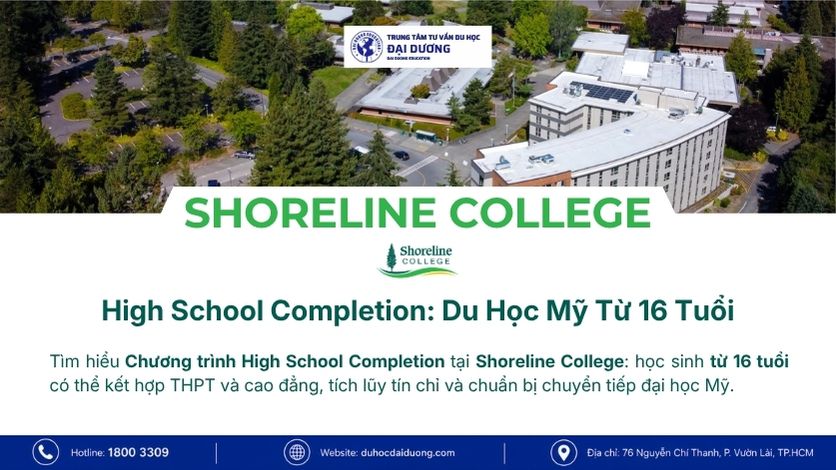 High School Completion Shoreline - Du hoc My Tu 16 Tuoi-Shoreline College-duhocdaiduong.com