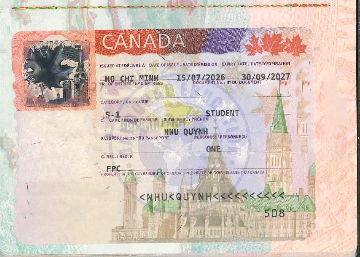 NHU QUYNH-KH đạt Visa Du học Canada NHU QUYNH-KH đạt Visa Du học Canada