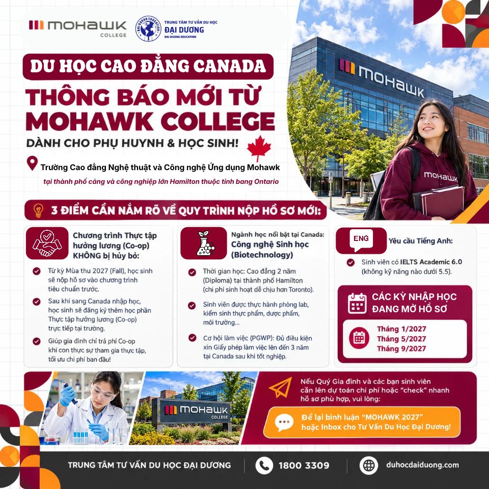 Mohawk College-tuyen sinh 2027-website post-duhocdaiduong